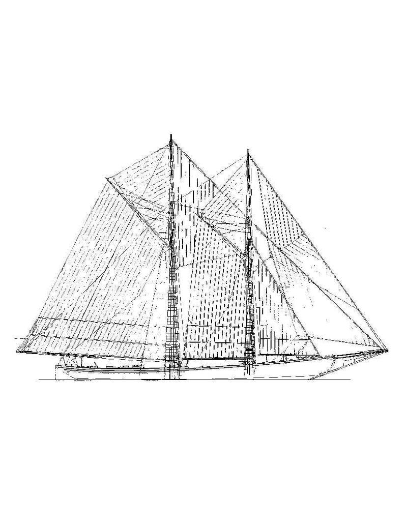 MBT 10.03.018 Visserijschoener van de Grote Banken (ca 1900)