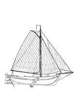 MBT 10.03.022 Noordzee botter (19e eeuw)