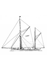 MBT Brixham trawler Ibex BM27 - Construction Drawing Scale 1 : 48 (10.03.044)