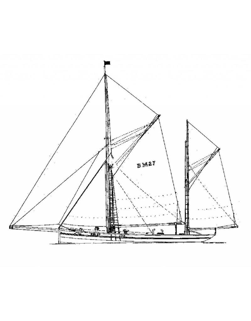 MBT Brixham trawler Ibex BM27 - Construction Drawing Scale 1 : 48 (10.03.044)