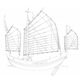 MBT Fishing Junk from Shantou (Swatow) - Construction Drawing Scale 1 : 24 (10.03.046)