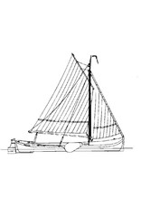 MBT Hoogeveen praam (1905) - Construction Drawing Scale 1 : 50 (10.05.001)