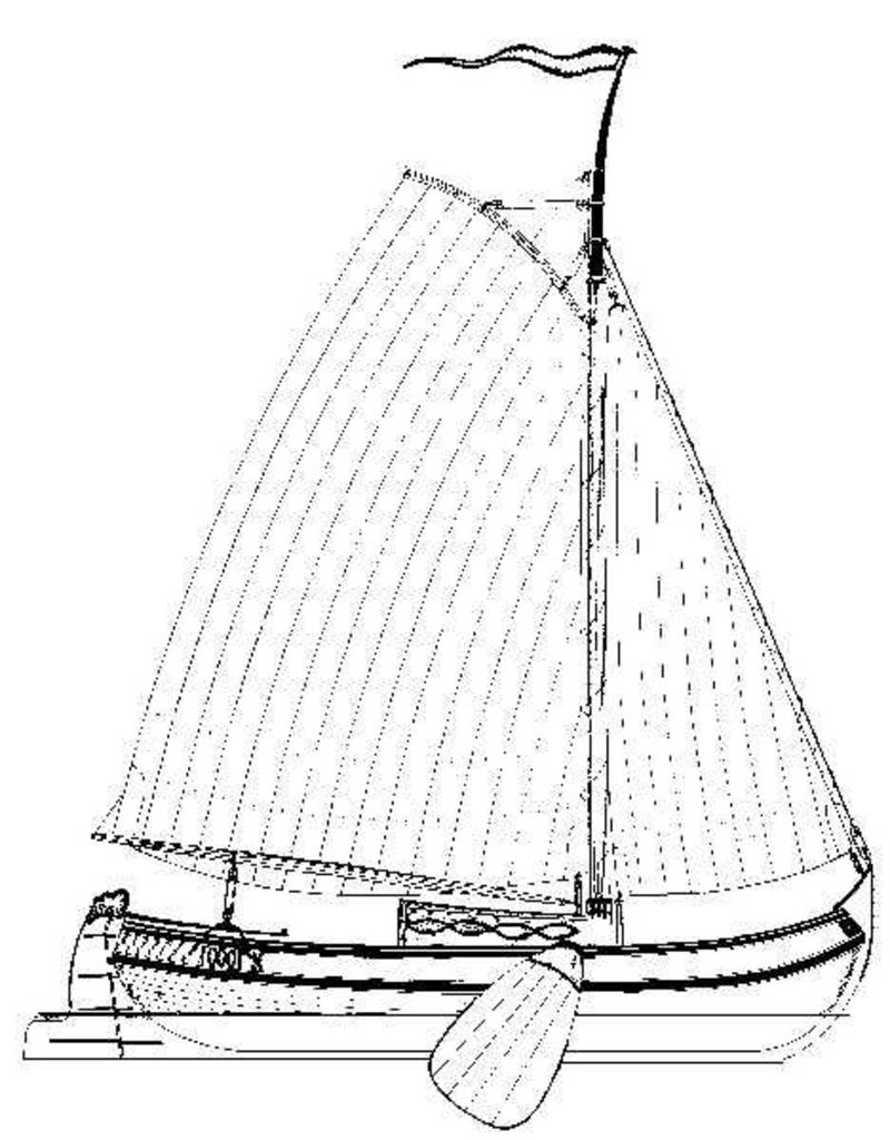 MBT 10.06.007 meerboeier paviljoenjacht "De Waakzaamheid" (1832)