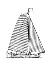 MBT Frisian boeier "Constanter" (1877) - Construction Drawing Scale 1 : 15 (10.06.012)