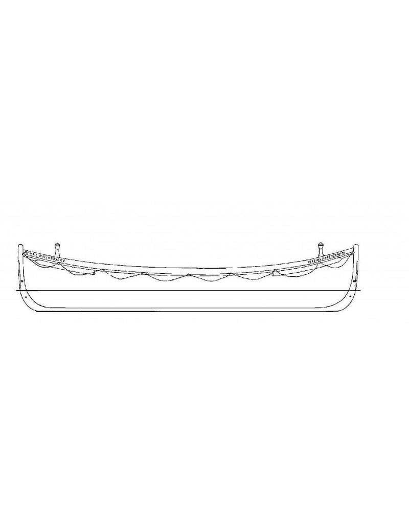 MBT NZHRM rowing lifeboat "No. 6" - Noordwijk Station - Construction Drawing Scale 1 : 10 (10.07.022)