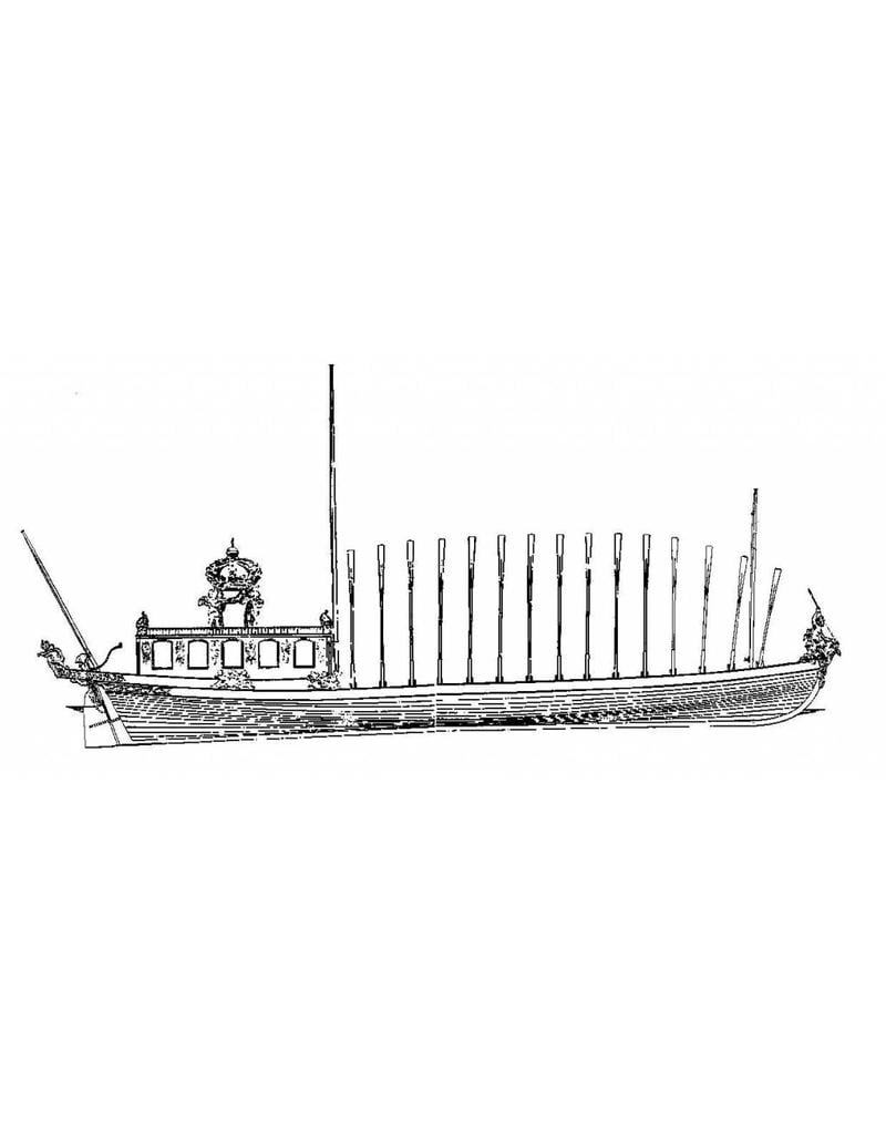 MBT Station sloop, France, (1st and 2nd Empire) - Construction Drawing Scale 1 : 25 (10.07.024)