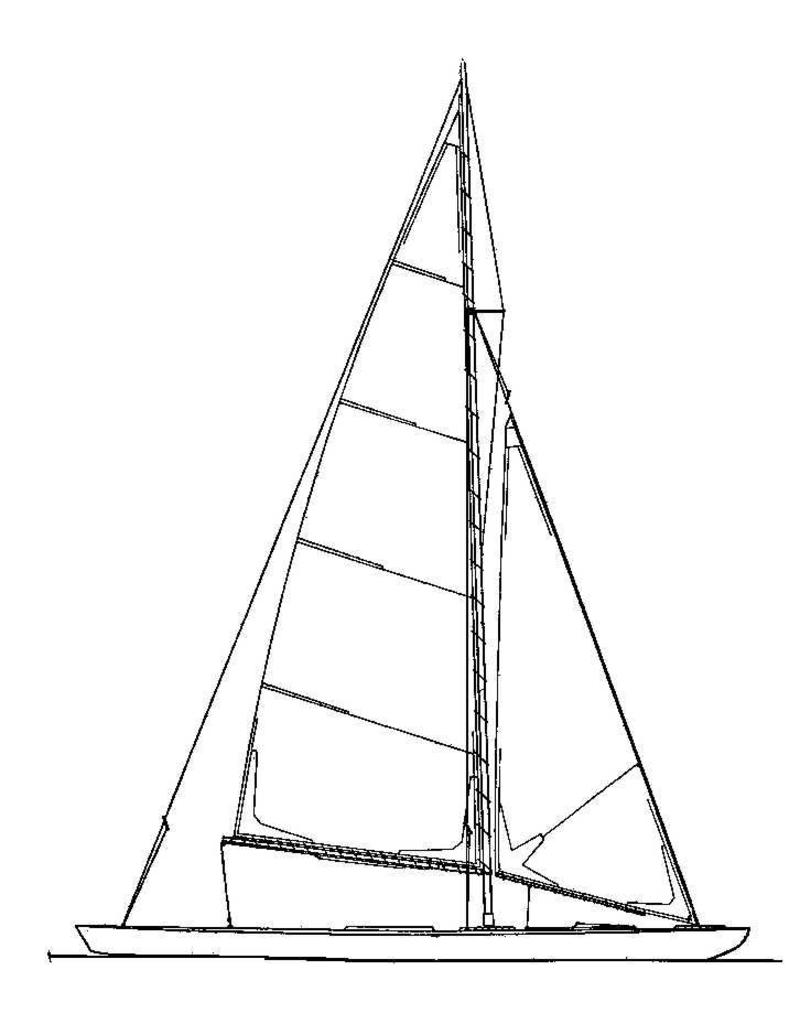 NVM 10.08.008 Modell Yacht "Sterntje"