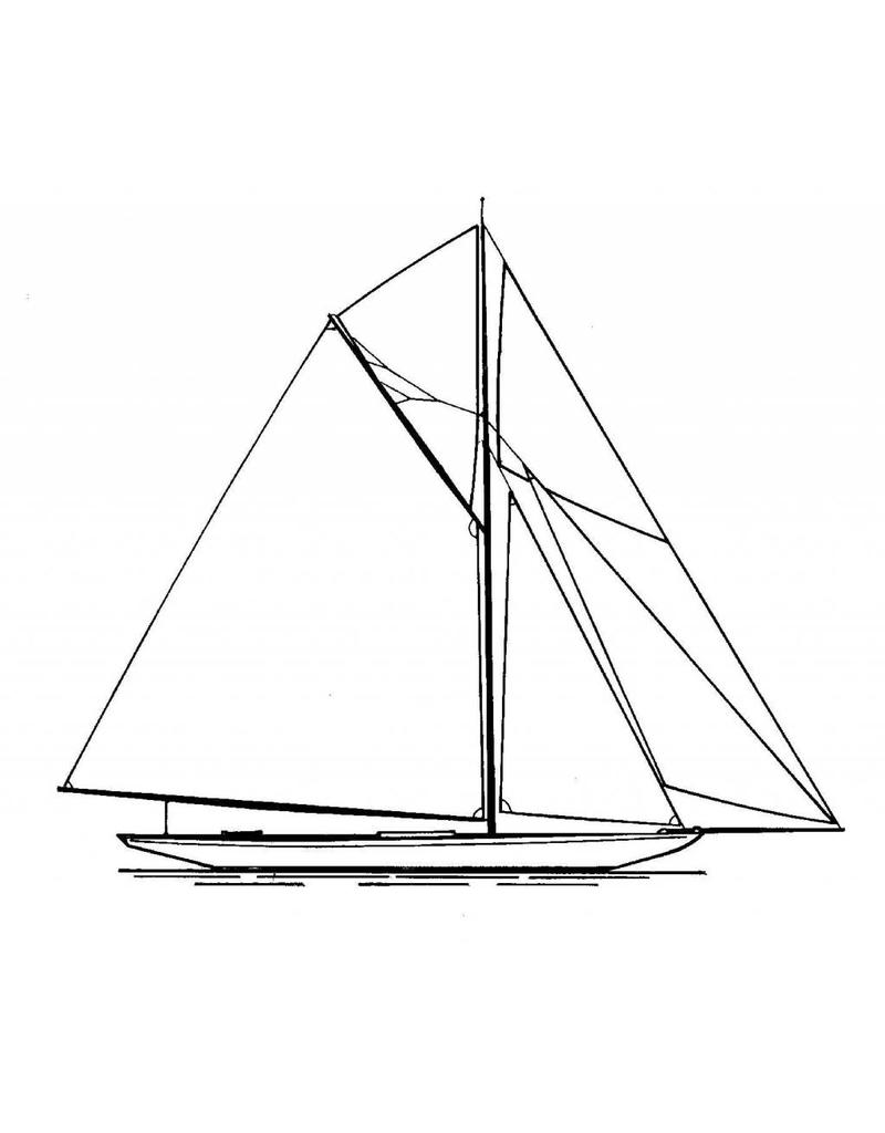 MBT Zeiljacht Karla - Bouwtekening Schaal 1 : 5 (10.08.025)