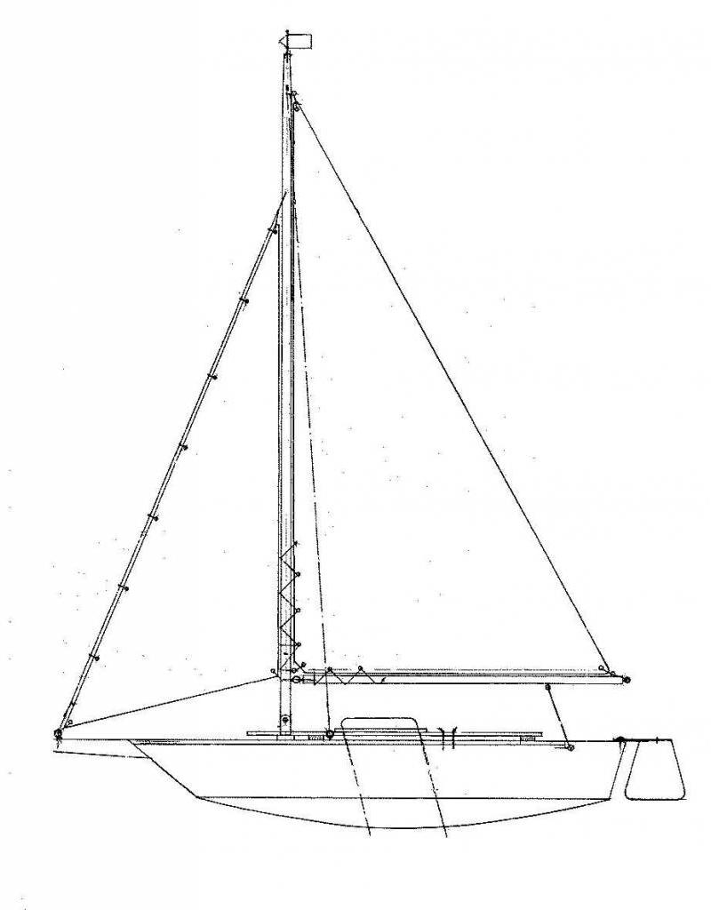 MBT Catamaran sailboat - Construction drawing Scale 1 : N/A (10.08.029)