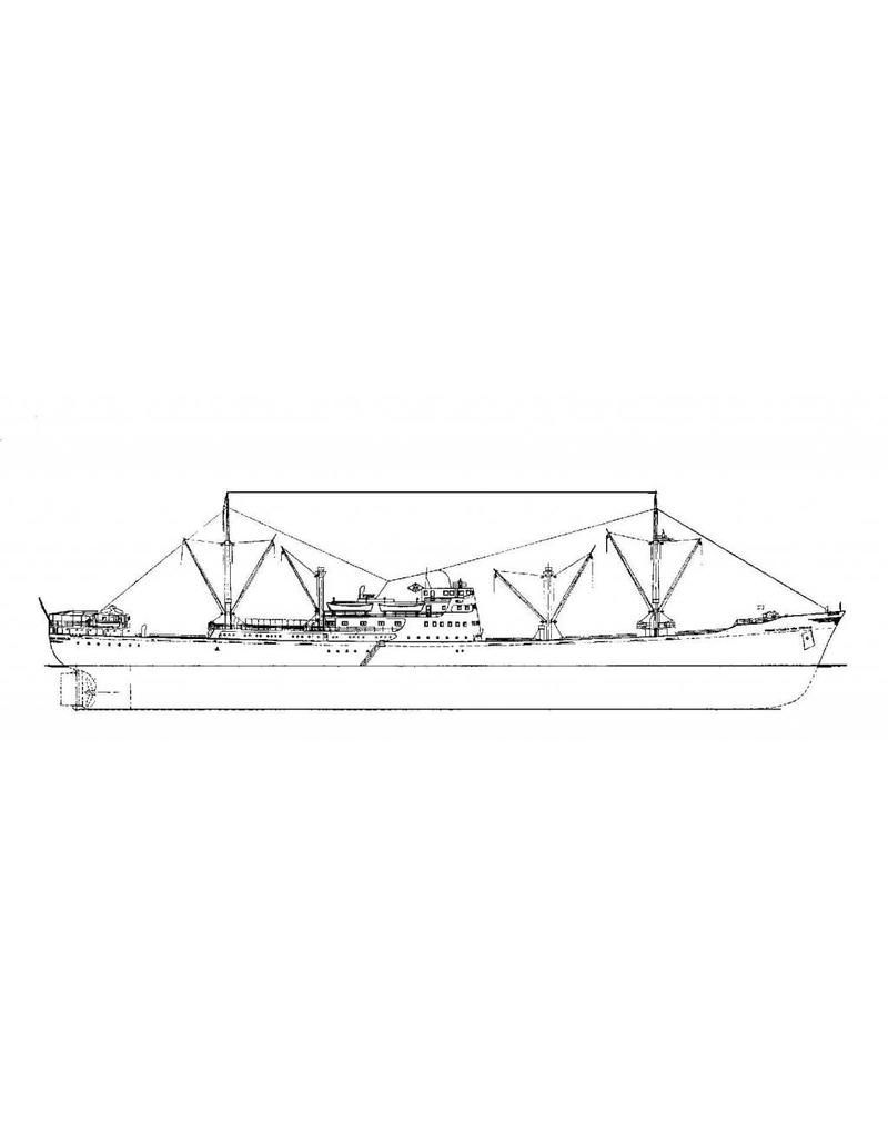MBT 10.10.010 vracht-passagierschip ms" Willem van Oranje" (1953) - Oranjelijn