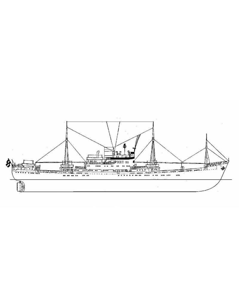 MBT 10.10.020 vracht-passagiersschip ms "Willemstad" (1950) ex "Socrates"(1938)- KNSM