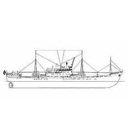 MBT Cargo-pass. ship ms "Willemstad" (1950) - KNSM; ex "Socrates" (1938) - Building Drawing Scale 1 : 100 (10.10.020/A)