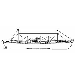 MBT Cargo ship ms "Slot Loevestein" - Construction Drawing Scale 1 : 200 (10.10.021)