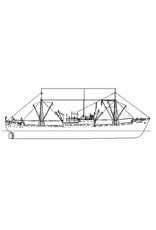 MBT Cargo ship ms "Stentor" (1943) - KNSM - Construction Drawing Scale 1 : 200 (10.10.025)
