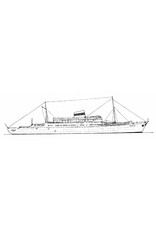 MBT Passenger ship MS "Oslofjord" (1949) - NAL - Construction drawing Scale 1:500 (10.10.035)