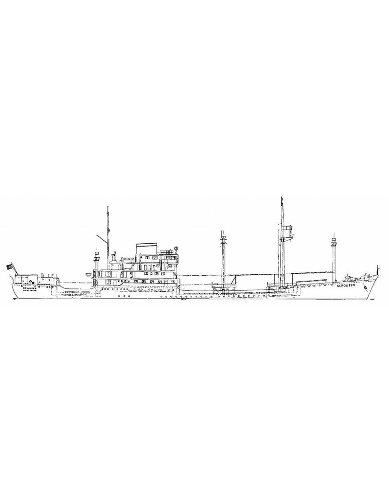 NVM 10.10.037 Frachter MV "Schouten" (1954) - KPM