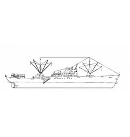 MBT Reefer ms " Horncap" (1955) - Hornlinie - Construction Drawing Scale 1 : 200 (10.10.043)