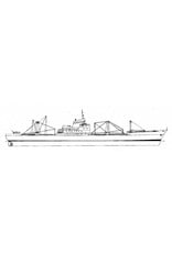MBT Cargo ship MS "Clan Ranald" (1964), "Clan Robertson", "Ramsay", "Ross" – Clan Line – Construction plan, scale 1:500 (10.10.076)
