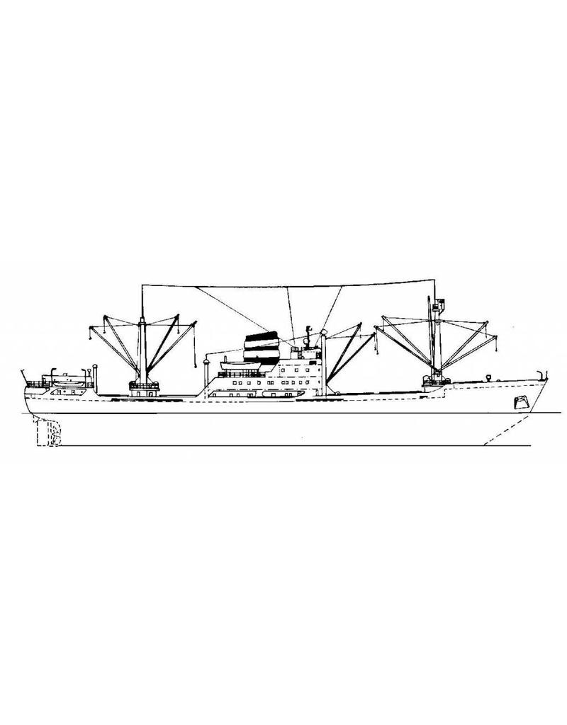 MBT 10.10.079 vrachtschip ms "Thora Dan" (1956) - J. Lauritzen; "Helga Dan"