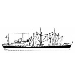 MBT Cargo ship MS "Jason" (1955) - KNSM; for extension - Construction drawing Scale 1 : 500 (10.10.085)
