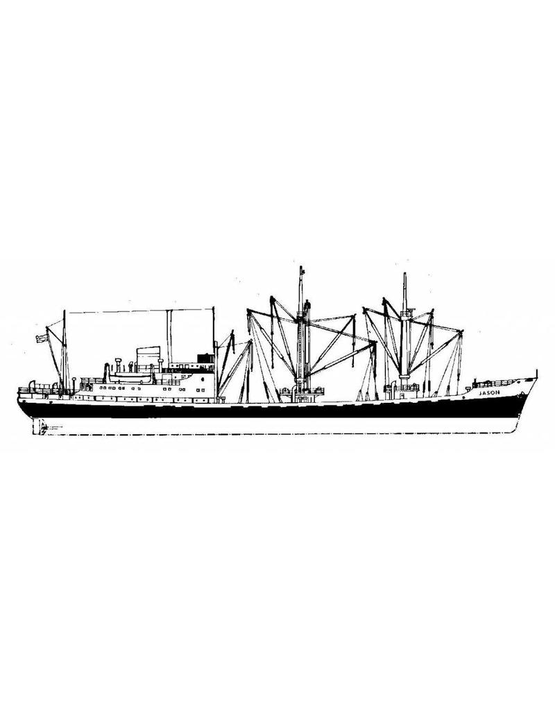 NVM 10.10.085 vrachtschip ms "Jason" (1955) - KNSM; voor verlenging