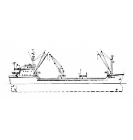 MBT Kühlschiff ms "Atlantic"- SeaTrade - Bauzeichnung Maßstab 1 : 500 (10.10.101)