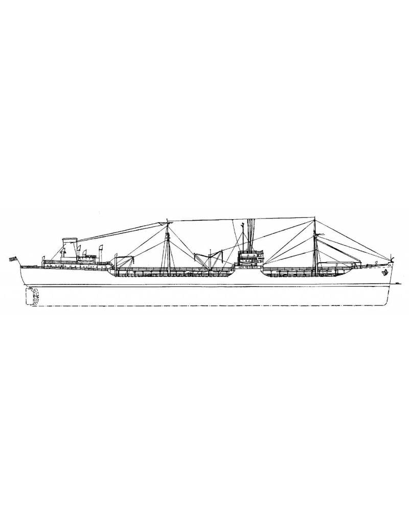 MBT Tanker type T2-SE-A1; 1942–45) – Construction drawing, scale 1:500 (10.10.112)