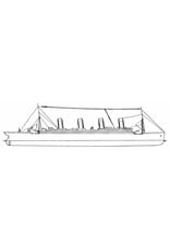 MBT Passenger Ship RMS ss "Titanic" (1909) - White Star Line - Construction Drawing Scale 1 : 150 (10.10.121)