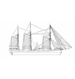 MBT ss "Rembrandt" - 1856 (KNSM) - Construction Drawing Scale 1 : 40 (10.10.122)