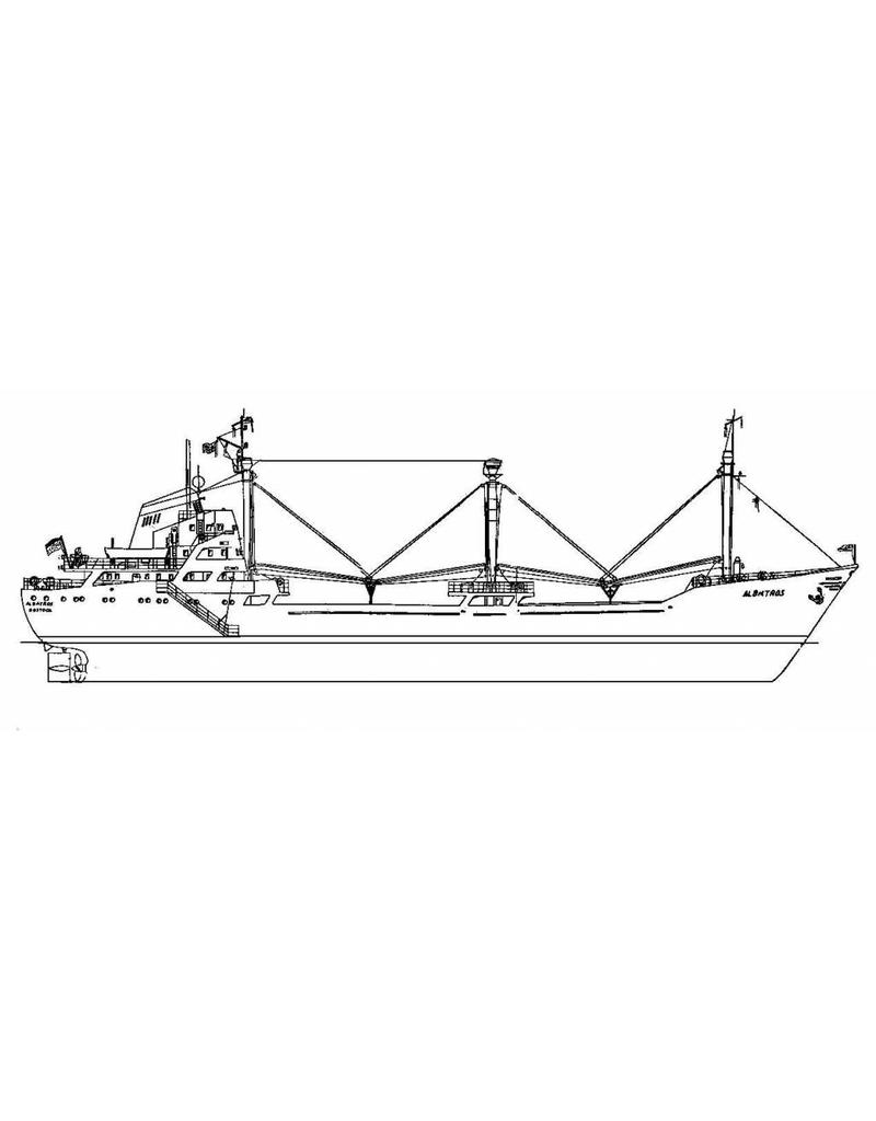 MBT Cargo ship ms "Albatros" (1961) - Construction drawing Scale 1 : 100 (10.10.127)