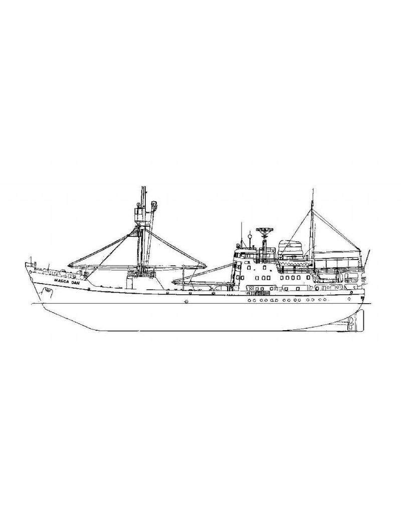 NVM 10.10.132 Frachter MV "Magga Dan" (1959) - J. Lauritzen Linien