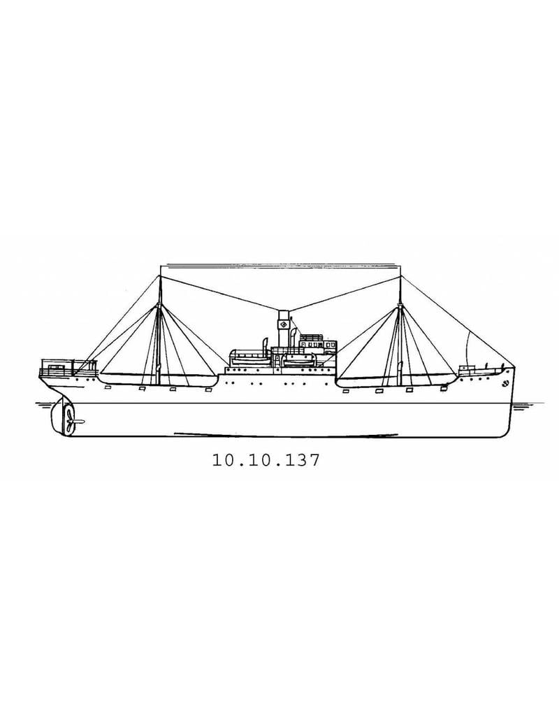 MBT 10.10.137 Frachtschiff ms "Rhein" (1916) - Mij.Houtvaart