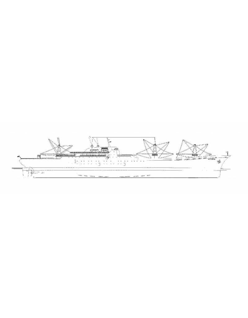 MBT Cargo-passenger ship NS Savannah - (1959) - US Maritime Administration - Construction Drawing Scale 1 : 100 (10.10.138)