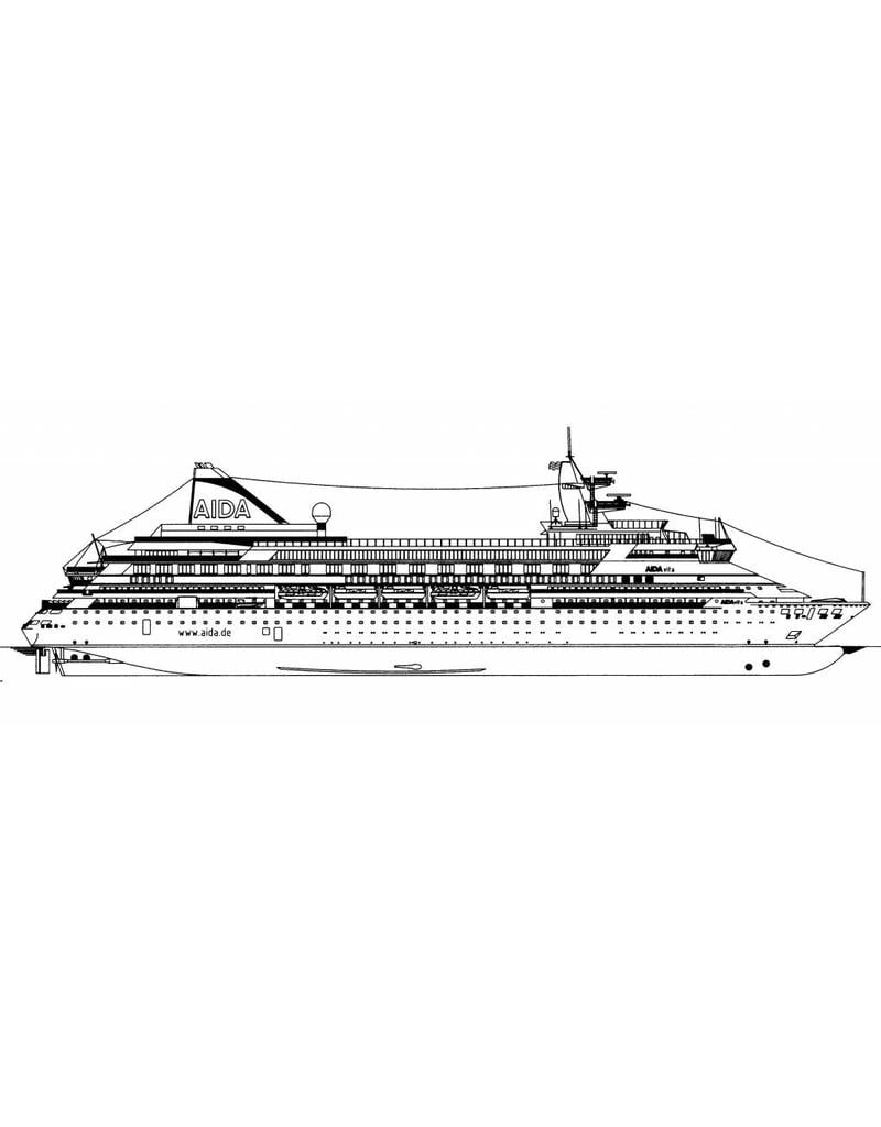 MBT Cruise ship ms Aida Vita (2002) - Aida Cruises, Rostock - Construction Drawing Scale 1 : 100 (10.10.140)