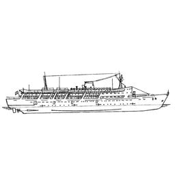 MBT Passenger ship ms Rong Xin - Construction Drawing Scale 1 : 170 (10.10.145)