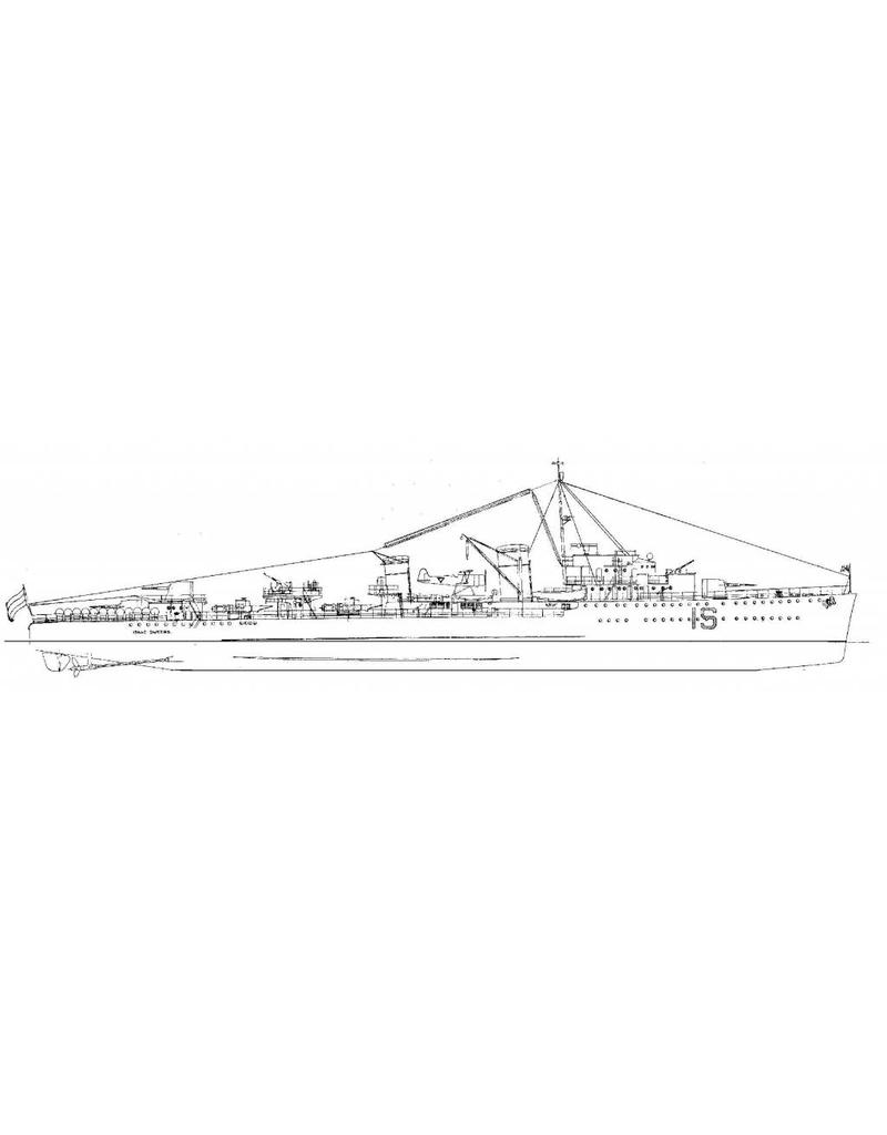 MBT 10.11.001 HrMs-Torpedobootzerstörer „Isaac Sweers“ (1941)