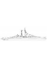 MBT HrMs cruiser "De Ruyter" (1953) (formerly "De Zeven Provincien" (1939)) - Construction plan, scale 1:250 (10.11.007)