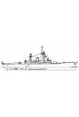 MBT HRMs Van Speyk-class frigates (1967) – Construction drawing, scale 1:100 (10.11.008)