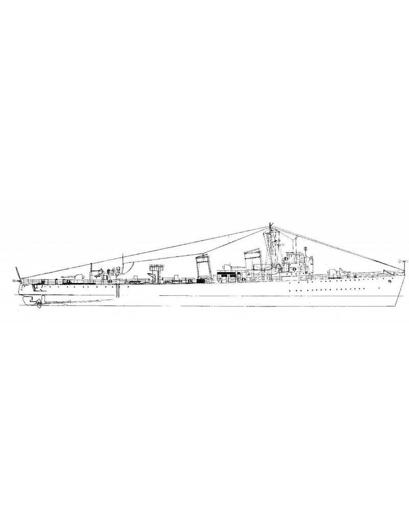 MBT Swedish submarine hunter "Stockholm" J 06 (1937) after refit (1951) - Construction plan Scale 1:100 (10.11.011)