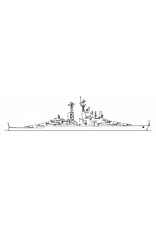 MBT HrMs cruisers "De Ruyter" C801, "Zeven Provincien" C802 (1939/1953/54) - Construction drawing Scale 1 : 100 (10.11.020)