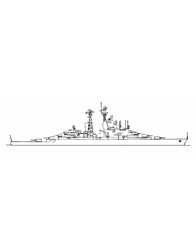 MBT HrMs cruisers "De Ruyter" C801, "Zeven Provincien" C802 (1939/1953/54) - Construction drawing Scale 1 : 100 (10.11.020)