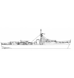 NVM 10.11.023 HRMS destroyer "Piet Hein" D805 (1945) - ex HMS "Separis" (1943)