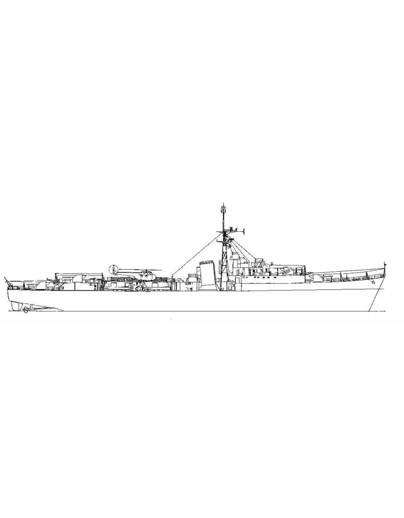 MBT 10.11.023 HrMs Torpedobootjäger „Piet Hein“ D805 (1945) – ehemals HMS „Separis“ (1943)