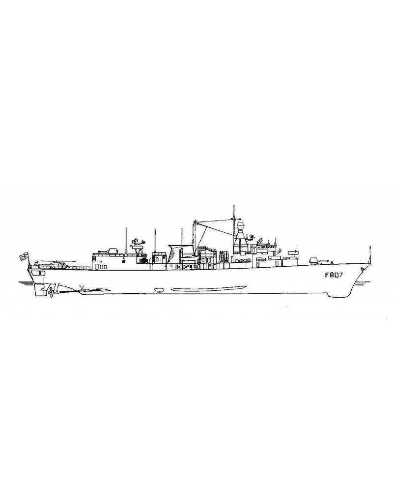 MBT Standard frigates "Kortenaer" class (1978/83) - Construction drawing Scale 1 : 100 (10.11.027)