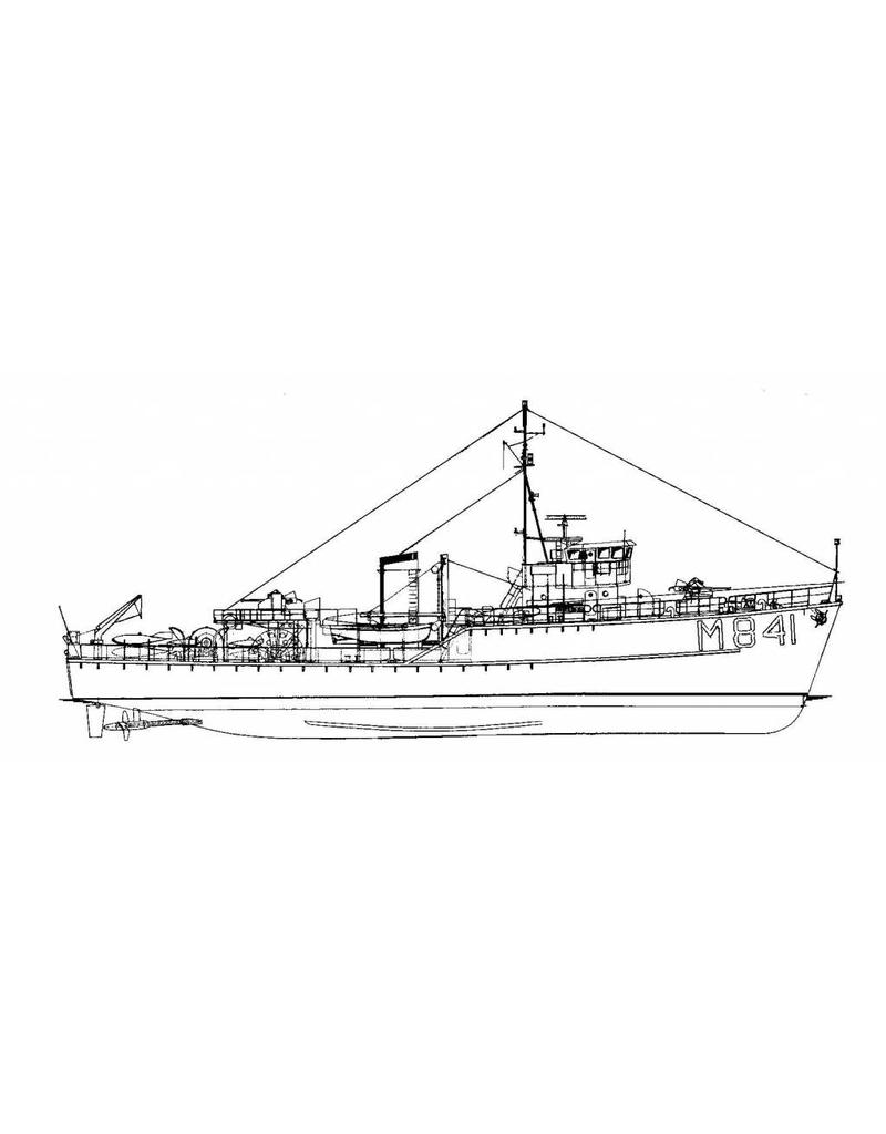 NVM 10.11.032 HRMS Küstenminensucher "Dokkum 'Klasse (1955/57)