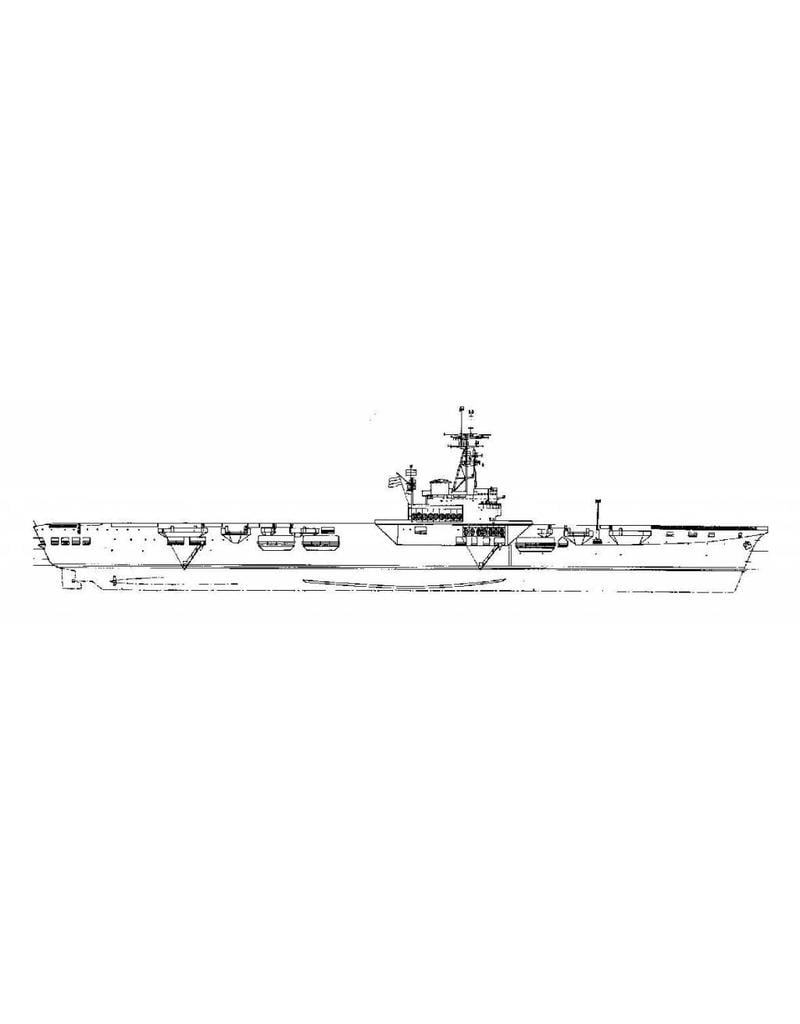 MBT HrMs aircraft carrier "Karel Doorman" (1948) ex "HMS Venerable" (1942); vÌÎ_ÌÎ_r verb. - Construction drawing Scale 1 : 500 (10.11.047)