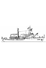 MBT HrMs survey vessels "Buyskes" A904, "Blommendal" A905 (1973) - Construction drawing Scale 1 : 500 (10.11.057)