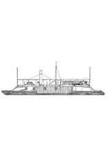 MBT Wheel-steam gunboat USS "Cairo" (1862) - Construction plan Scale 1 : 104 (10.11.064)