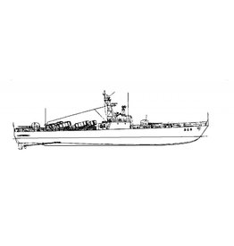 MBT Fast Attack Boat "306" - Construction Drawing Scale 1 : 85 (10.11.072)