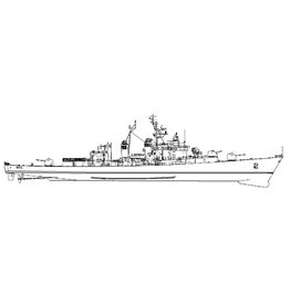 MBT 10.11.091 Fregat USS "Mitscher" DL 2 (1962); "McCain", "Lee", "Wilkinson"